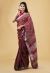 Linen Cotton Saree with Beautiful Silver Zari Border - KC180171