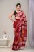 Linen Cotton Saree with Beautiful Silver Zari Border - KC180247