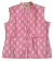 KC190026 - Baby Pink Printed Cotton Quilted Reversible Jacket for Ladies