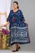 Beautiful Hand Block Print Cotton Night Dress Kafthan - KC300036