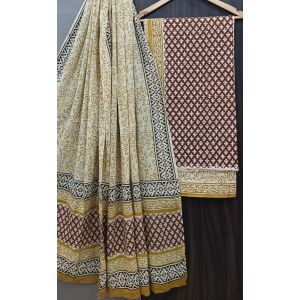 Cotton Dress Material with Cotton Dupatta - KC021140