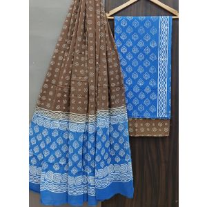 Cotton Dress Material with Cotton Dupatta - KC21209