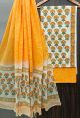 Premium Quality Hand Block Printed Cotton Dress Material with Cotton Dupatta - KC021439