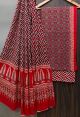 Premium Quality Hand Block Printed Cotton Dress Material with Cotton Dupatta - KC021455
