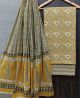 Premium Quality Hand Block Printed Cotton Dress Material with Cotton Dupatta - KC021460