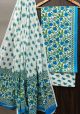Premium Quality Hand Block Printed Cotton Dress Material with Cotton Dupatta - KC021465