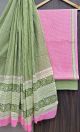 Premium Quality Hand Block Printed Cotton Dress Material with Cotton Dupatta - KC021467