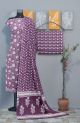 Jaipuri Print Pure Cotton Dress Material with Malmal Cotton Dupatta - KC021542