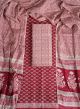 Jaipuri Print Pure Cotton Dress Material with Malmal Cotton Dupatta - KC021561