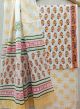 Jaipuri Print Pure Cotton Dress Material with Malmal Cotton Dupatta - KC021645