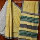 Beautiful Hand Block Print Mulmul Cotton Saree with Blouse - KC100201