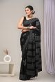 Beautiful Hand Block Printed Malmal Cotton Saree - KC100610