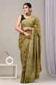 Beautiful Hand Block Printed Malmal Cotton Saree - KC100625