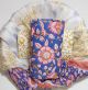 KC010696 - Cotton Dress Material with Chiffon Dupatt