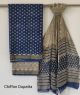 Cotton Churidar Material with Chiffon Dupatta - KC10836