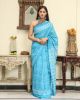 KC110492 - Beautiful Mulmul Cotton Saree with Blouse