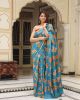 KC110567 - Beautiful Mulmul Cotton Saree with Blouse