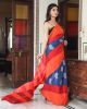 KC110570 - Beautiful Mulmul Cotton Saree with Blouse