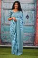 Beautiful Mulmul Cotton Saree with Blouse - KC110756