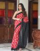 Stunning Jaipuri Malmal Cotton Saree with Blouse - KC110899