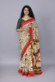 Jaipuri Printed Malmal Cotton Saree with Blouse - KC110935