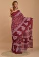 Premium Quality Printed Malmal Cotton Saree with Blouse - KC110947