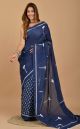 Premium Quality Printed Malmal Cotton Saree with Blouse - KC110948