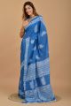 Premium Quality Printed Malmal Cotton Saree with Blouse - KC110950