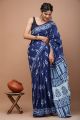 Premium Quality Printed Malmal Cotton Saree with Blouse - KC111010