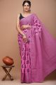 Premium Quality Printed Malmal Cotton Saree with Blouse - KC111012