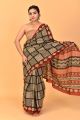 Premium Quality Printed Malmal Cotton Saree with Blouse - KC111104