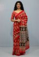 Beautiful Malmal Cotton Jaipuri Print Saree with Blouse - KC111161