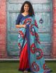 Beautiful Malmal Cotton Jaipuri Print Saree with Blouse - KC111167