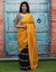 Beautiful Malmal Cotton Jaipuri Print Saree with Blouse - KC111171