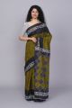 Beautiful Malmal Cotton Jaipuri Print Saree with Blouse - KC111176