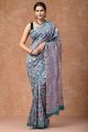 Beautiful Hand Block Printed Chanderi Saree - KC120458