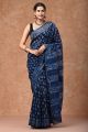 Beautiful Hand Block Printed Chanderi Saree - KC120460