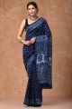 Beautiful Hand Block Printed Chanderi Saree - KC120475