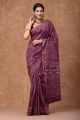 Beautiful Hand Block Printed Chanderi Saree - KC120477