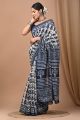 Beautiful Hand Block Printed Chanderi Saree - KC120488