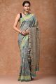 Beautiful Hand Block Printed Chanderi Saree - KC120494