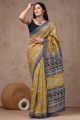 Beautiful Hand Block Printed Chanderi Sarees - KC120534