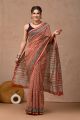 Beautiful Hand Block Printed Chanderi Sarees - KC120542