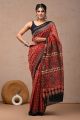 Beautiful Hand Block Printed Chanderi Sarees - KC120549