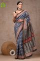 Beautiful Hand Block Printed Chanderi Sarees - KC120561