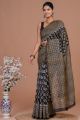 Beautiful Hand Block Printed Chanderi Silk Sarees - KC120562