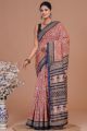 Beautiful Hand Block Printed Chanderi Silk Sarees - KC120568