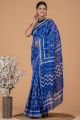 Beautiful Hand Block Printed Chanderi Silk Sarees - KC120587