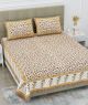Beautiful Double Bed High Quality Cotton Bedsheet (90 X 108 Inches - 7.5 X 9 feet) - KC140278