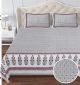 Beautiful King Size Double Bed High Quality Cotton Bedsheet (108 X 108 Inches - 9 X 9 feet) - KC140306